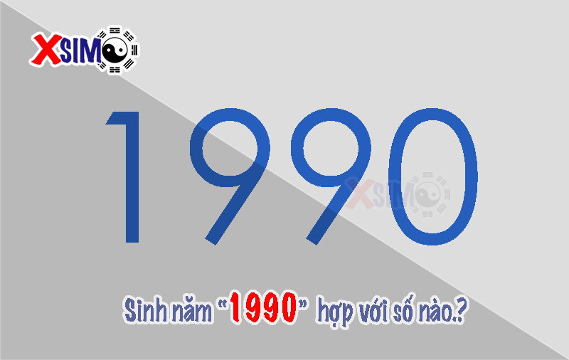 Sinh năm 1990 hợp với số nào?