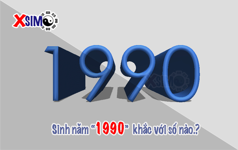 Sinh năm 1990 tương khắc với con số nào?