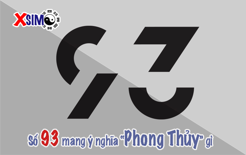 Số 93 có ý nghĩa gì trong phong thủy số