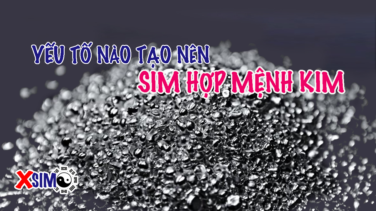 Yếu tố nào tạo nên sim phong thuỷ hợp mệnh Kim