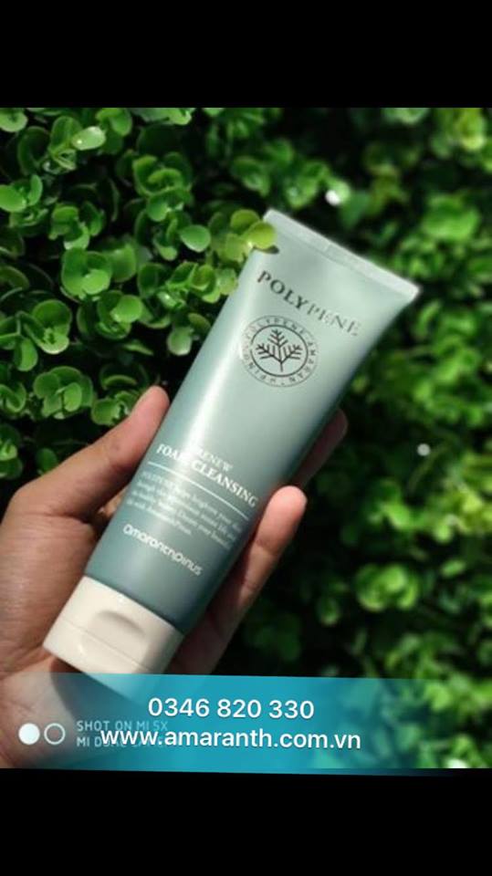 Sữa rửa mặt dưỡng ẩm Amaranth Polypene Foam Cleansing 120g
